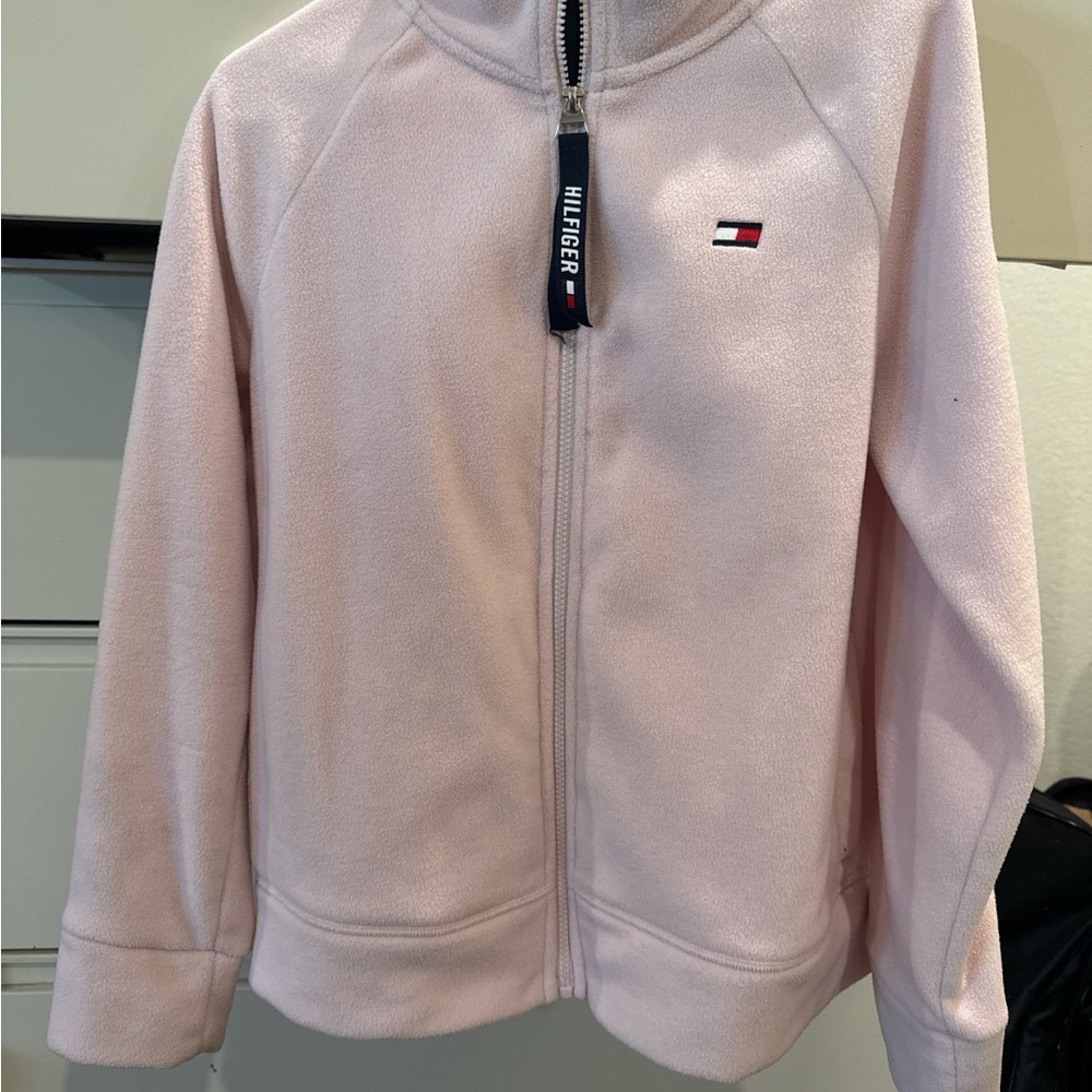 Tommy Hilfiger Soft Pink  Zip-Up Hoodie